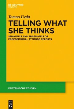 Telling What She Thinks (eBook, PDF) - Ueda, Tomoo