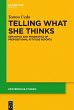 Telling What She Thinks (eBook, ePUB) - Bild 1