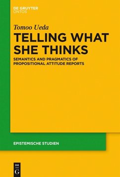 Cover Telling What She Thinks (eBook, ePUB)