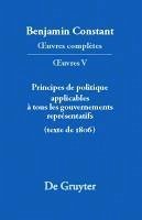 Principes de politique applicables à tous les gouvernements représentatifs (eBook, PDF)