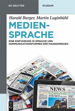 Mediensprache (eBook, ePUB) - Burger, Harald; Luginbühl, Martin