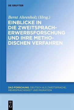 Cover Einblicke in die Zweitspracherwerbsforschung und ihre methodischen Verfahren (eBook, PDF)