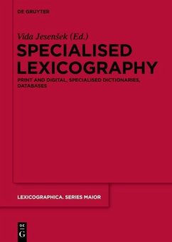 Specialised Lexicography (eBook, PDF)