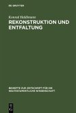 Rekonstruktion und Entfaltung (eBook, PDF)