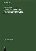 Carl Schmitts Reichsordnung (eBook, PDF)