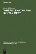 Where Lexicon and Syntax meet (eBook,... - Bild 1