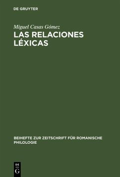 Cover Las relaciones léxicas (eBook, PDF)