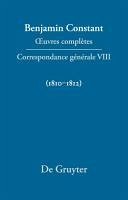 Cover Correspondance générale 1810-1812 (eBook, PDF)