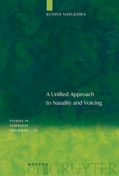 A Unified Approach to Nasality and Voicing (eBook, PDF) - Nasukawa, Kuniya