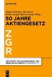 50 Jahre Aktiengesetz (eBook, PDF) - Bild 1