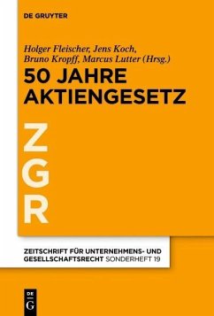 50 Jahre Aktiengesetz (eBook, PDF)