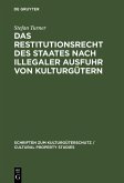 Das Restitutionsrecht des Staates nach illegaler Ausfuhr von Kulturgütern (eBook, PDF)