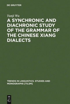 A Synchronic and Diachronic Study of the Grammar of the Chinese Xiang Dialects (eBook, PDF) - Wu, Yunji