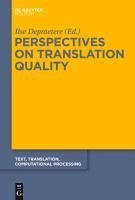 Perspectives on Translation Quality (eBook, PDF)