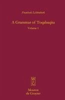 A Grammar of Toqabaqita (eBook, PDF) - Lichtenberk, Frantisek