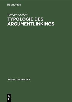 Cover Typologie des Argumentlinkings (eBook, PDF)