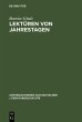 Lektüren von Jahrestagen (eBook, PDF) - Bild 1