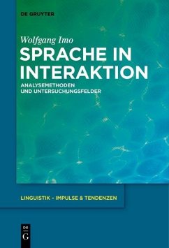 Sprache in Interaktion (eBook, PDF) - Imo, Wolfgang