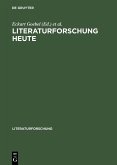Literaturforschung heute (eBook, PDF)