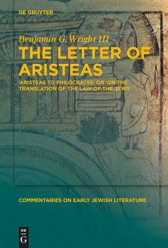 The Letter of Aristeas (eBook, ePUB) - Wright, Benjamin G.