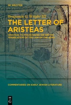 The Letter of Aristeas (eBook, PDF) - Wright, Benjamin G.