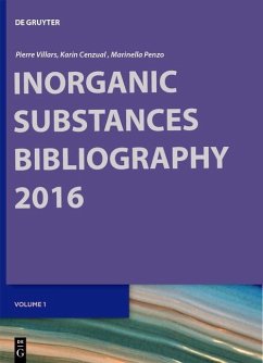 Inorganic Substances. 2016. Bibliography (eBook, PDF) - Villars, Pierre; Cenzual, Karin; Penzo, Marinella