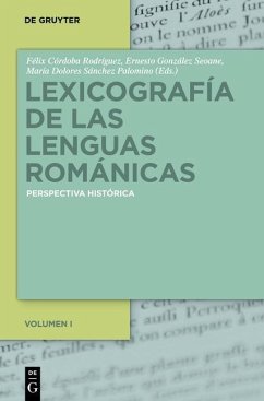 Lexicografía de las lenguas románicas (eBook, ePUB)