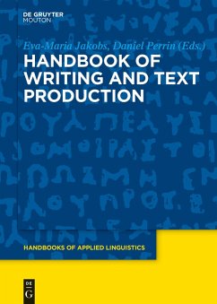 Handbook of Writing and Text Production (eBook, ePUB)