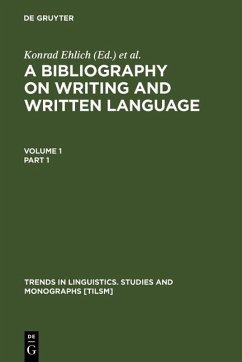 A Bibliography on Writing and Written Language (eBook, PDF)