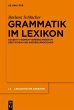 Grammatik im Lexikon (eBook, PDF) - Bild 1
