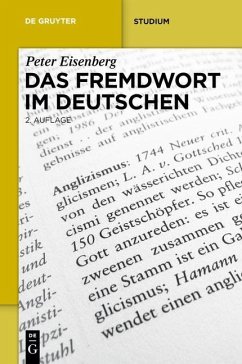 Das Fremdwort im Deutschen (eBook, PDF) - Eisenberg, Peter