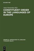 Constituent Order in the Languages of Europe (eBook, PDF)
