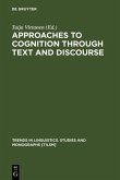 Approaches to Cognition through Text and Discourse (eBook, PDF)