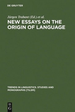 Cover New Essays on the Origin of Language (eBook, PDF)