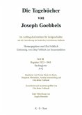 Die Tagebücher von Joseph Goebbels. Register 1923-1945 - Sachregister (eBook, PDF)