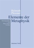 Helmuth Plessner, Elemente der Metaphysik (eBook, PDF)