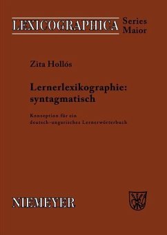 Lernerlexikographie: syntagmatisch (eBook, PDF) - Hollós, Zita