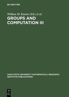 Groups and Computation III (eBook, PDF)