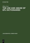 The Use and Abuse of EFL Dictionaries (eBook, PDF)