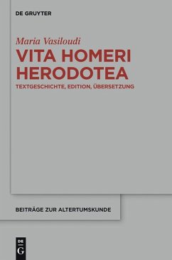 Vita Homeri Herodotea (eBook, PDF) - Vasiloudi, Maria