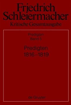 Cover Predigten 1816-1819 (eBook, PDF)