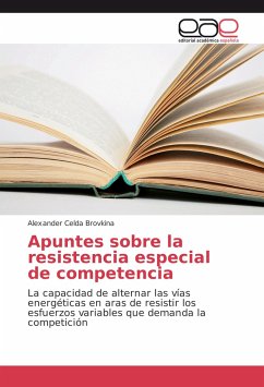 Apuntes sobre la resistencia especial de competencia - Celda Brovkina, Alexander