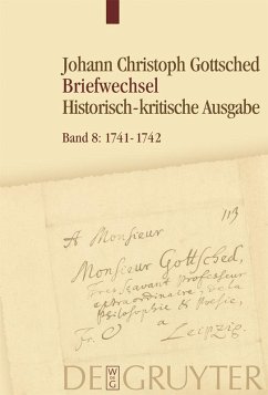 Briefwechsel 8. November 1741-Oktober 1742 (eBook, PDF) - Gottsched, Johann Christoph