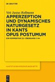 Apperzeption und dynamisches Naturgesetz in Kants Opus postumum (eBook, PDF)
