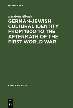Cover German-Jewish Cultural Identity from 1900 to the Aftermath of the First World War (eBook, PDF)