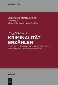 Kriminalität erzählen (eBook, PDF) - Schönert, Jörg