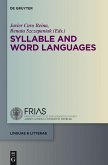 Syllable and Word Languages (eBook, ePUB)