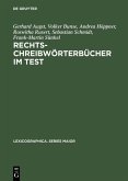 Rechtschreibwörterbücher im Test (eBook, PDF)
