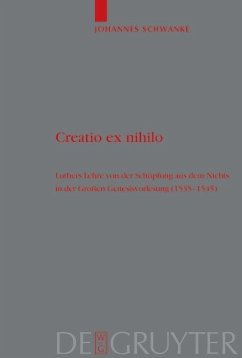 Creatio ex nihilo (eBook, PDF) - Schwanke, Johannes