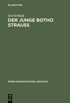 Der junge Botho Strauß (eBook, PDF) - Eckhoff, Jan